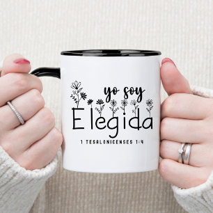 Yo Soy Elegida Spaans Christelijk Koffie Mok
