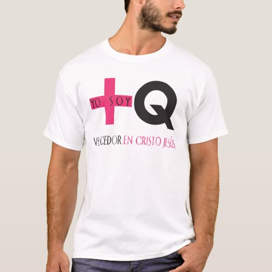 Yo Soy Más Que Vencedor en Cristo Jesús T-shirt (Voorkant)