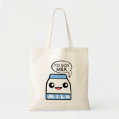 Yo Soy Milk Kawaii Tote Bag (Voorkant)