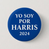 Yo Soy Por Harris Ronde Button 5,7 Cm (Voorkant)