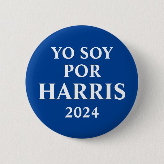 Yo Soy Por Harris Ronde Button 5,7 Cm (Voorkant)
