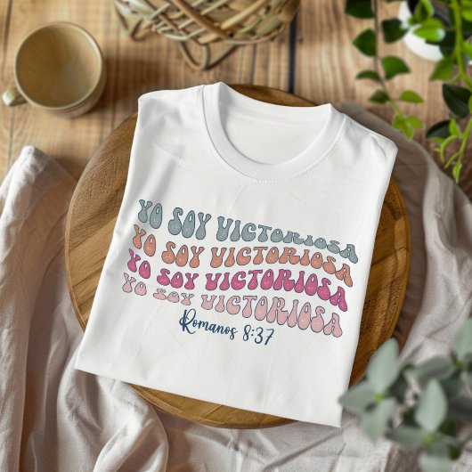 Yo Soy Victoriosa Verdrietig Christelijk Spaans T-shirt
