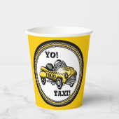 Yo! Taxi! Papieren Bekers (Voorkant)