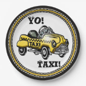 Yo! Taxi! Papieren Bordje (Voorkant)
