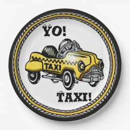 Yo! Taxi! Papieren Bordje