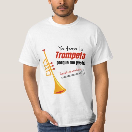yo toco la Trompeta T-shirt (Voorkant)