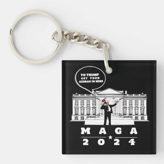 YO TRUMP 2024 SLEUTELHANGER (Voorkant)