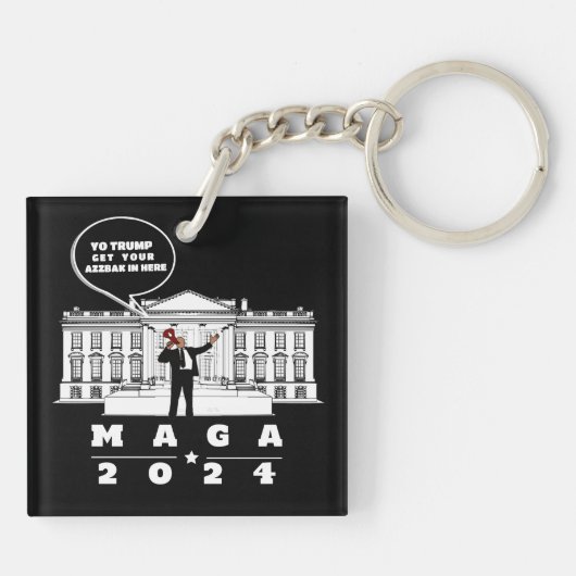 YO TRUMP 2024 SLEUTELHANGER (Achterkant)