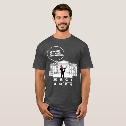 YO TRUMP 2024 T-SHIRT (Voorkant volledig)