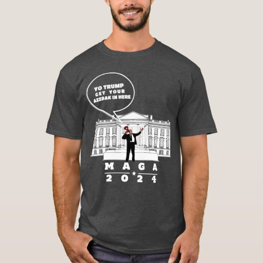 YO TRUMP 2024 T-SHIRT (Voorkant)