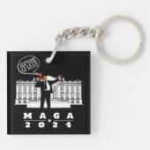 YO TRUMP GEHEIME DIENST SLEUTELHANGER (Achterkant)
