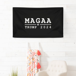 YO TRUMP - WHITEHOUSE MAGA-Banner opnieuw Spandoek