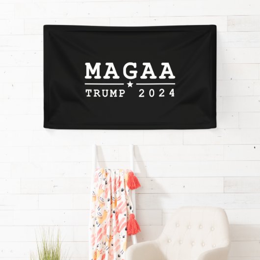 YO TRUMP - WHITEHOUSE MAGA-Banner opnieuw Spandoek (Insitu)