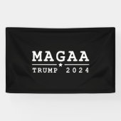 YO TRUMP - WHITEHOUSE MAGA-Banner opnieuw Spandoek (Horizontaal)