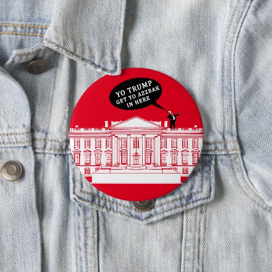 YO TRUMP - WHITEHOUSE RONDE BUTTON 4,0 CM (In situ)