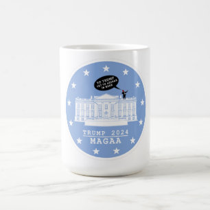 YO TRUMP - WHITEHOUSE STAINLESS STEEL WATER FLES KOFFIEMOK