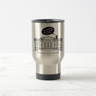 YO TRUMP - WHITEHOUSE STAINLESS STEEL WATER FLES REISBEKER