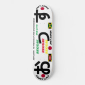 YO /WHATS UP JMT JAPAN 8 1/4" Skateboard Deck (Voorkant)