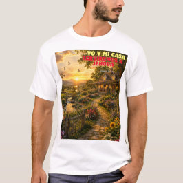 YO Y MI CASA SERVIREMOS A JEHOV{A T-SHIRT
