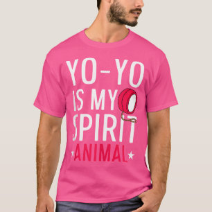 Yo-Yo Is Mijn Geestdier Yoyo Jongleren Yo-Yoing Y T-shirt