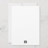 Yo-Yo Jowza Feestdagenkaart (Achterkant)