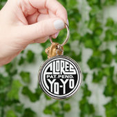 Yo-Yo Logo Kunst Sleutelhanger (Hand)