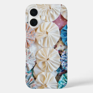 Yo Yo-quiltpatroon iPhone 16 Hoesje