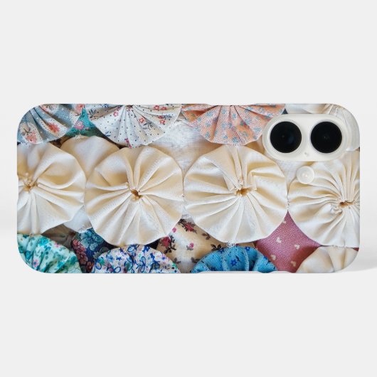 Yo Yo-quiltpatroon Case-Mate iPhone Case (Achterkant (horizontaal))