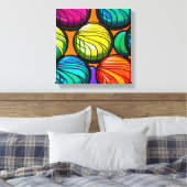 Yo-Yo Yowza Canvas Afdruk (Insitu (Slaapkamer))