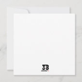 Yo-Yo Yowza Feestdagenkaart (Achterkant)