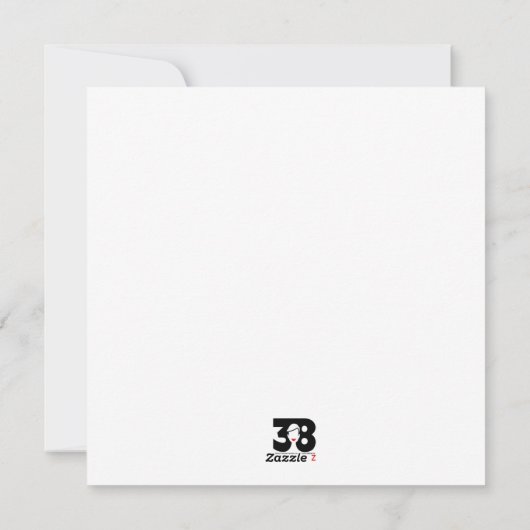 Yo-Yo Yowza Feestdagenkaart (Achterkant)