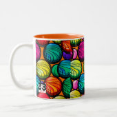 Yo-Yo Yowza Tweekleurige Koffiemok (Links)