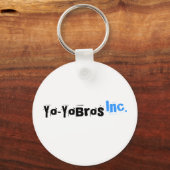 "Yo-YoBros", Inc. White Logo Sleutelhanger (Voorkant)