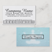 yoag blur loyaliteitsprogramma klantenkaartje (Voorkant / Achterkant)