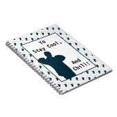 Yo'Boy Silhouette Blijf op de kool Notitieboek (Rechterzijde)