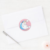 Yoctosec Verlichting Vis Ronde Sticker (Envelop)