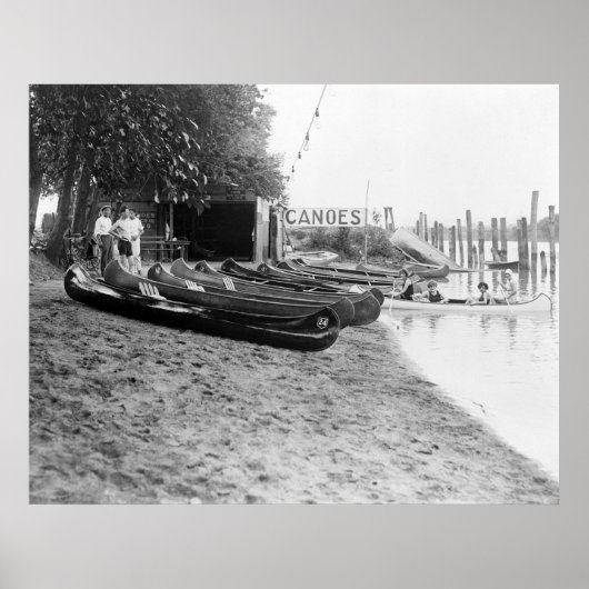 Yocum Canoe House: 1932 Poster (Voorkant)