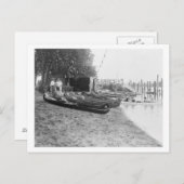 Yocum Canoe House, Arlington Beach Park Briefkaart (Voorkant / Achterkant)