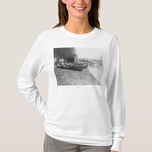 Yocum Canoe House, Arlington Beach Park T-shirt (Voorkant)