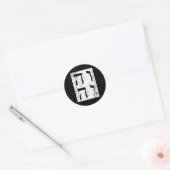 Yod Heh Vav Heh Yhwh Hebreeuws Tetragrammaton Jesa Ronde Sticker (Envelop)