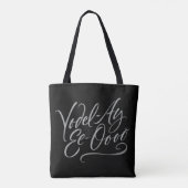 Yodeling Lettering Yodel-Ay-Ee-Oooo Singing Tote Bag (Achterkant)