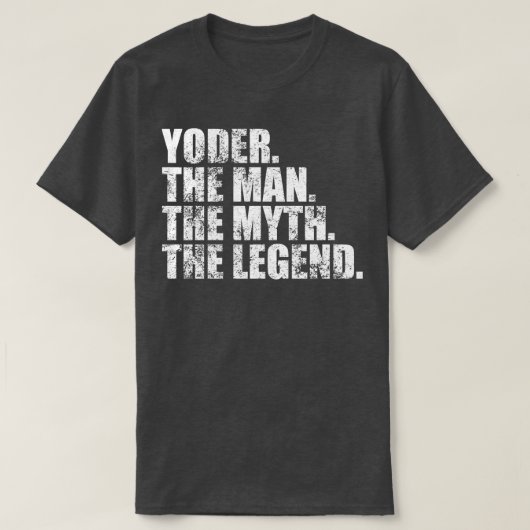 Yoder Achternaam Yoder Achternaam Yoder Surna T-shirt (Design voorkant)