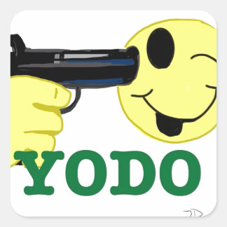 YODO VIERKANTE STICKER