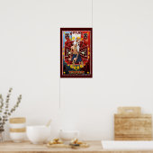 Yoeme Yaqui Deer Dancer Art-poster Poster (Keuken)