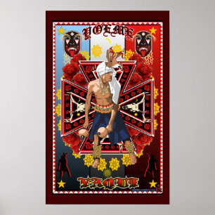 Yoeme Yaqui Deer Dancer Art-poster Poster