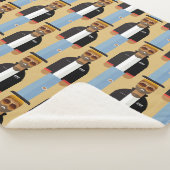 Yog – Patterned Sherpa Blanket Sherpa Deken (3/4)