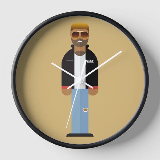 Yog - Pop Icon Wall Clock (Voorkant)