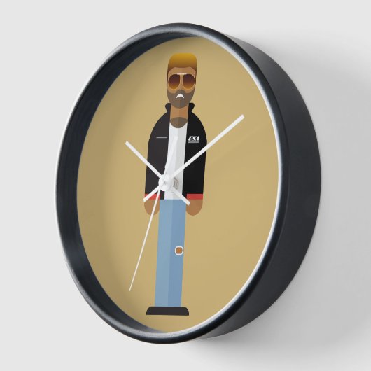 Yog - Pop Icon Wall Clock (Hoek)