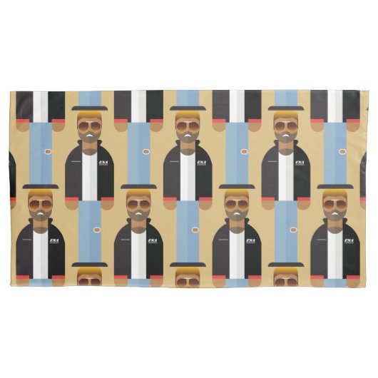 Yog – Retro Pop Icon Pillowcase Kussensloop (Voorkant-Links)