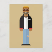 Yog – Retro Pop Icon Postcard Feestdagenkaart (Voorkant)